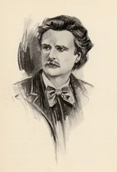 Edvard Grieg (1843-1907) illustration from 
